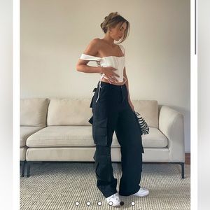 Women’s Black Cargo Pants